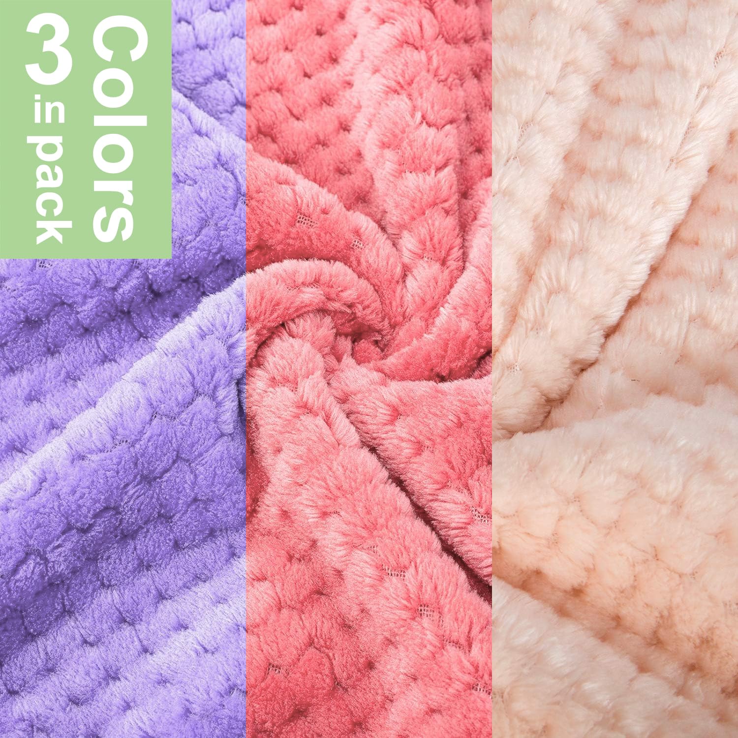 POMIU Warm Soft Flannel Dog Sweater for Small Medium Dogs & Cats - Cozy Pet Clothes for Winter, Dog Shirt Coat Jacket (Peach, Purple, Rose, Large) - Perfect for Indoor & Outdoor Activities, Daily Walks, and Cold Weather Protection