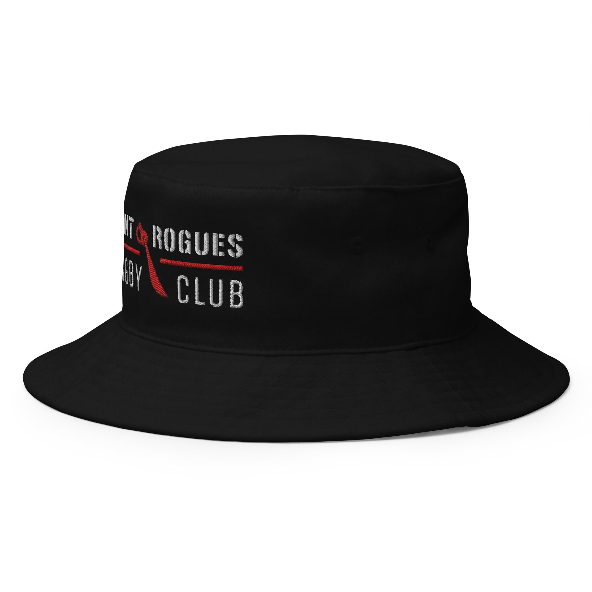 Flint Rogues RFC Bucket Hat for Men & Women - Adjustable Cotton Sun Hat for Outdoor, Fishing, Hiking & Beach - Trendy Unisex Summer Cap with UPF Protection