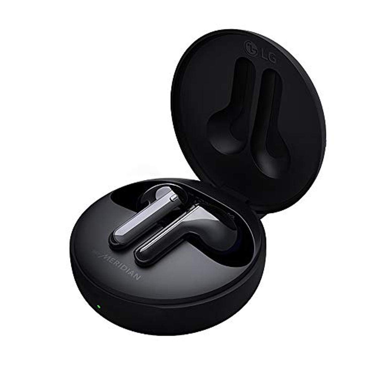 LG TONE Free FN7 Wireless Earbuds - Active Noise Cancelling Bluetooth Headphones with Meridian Sound, Dual Mic for Calls, Compatible with iPhone & Android (Black) | Perfect for Work, Gym & Travel