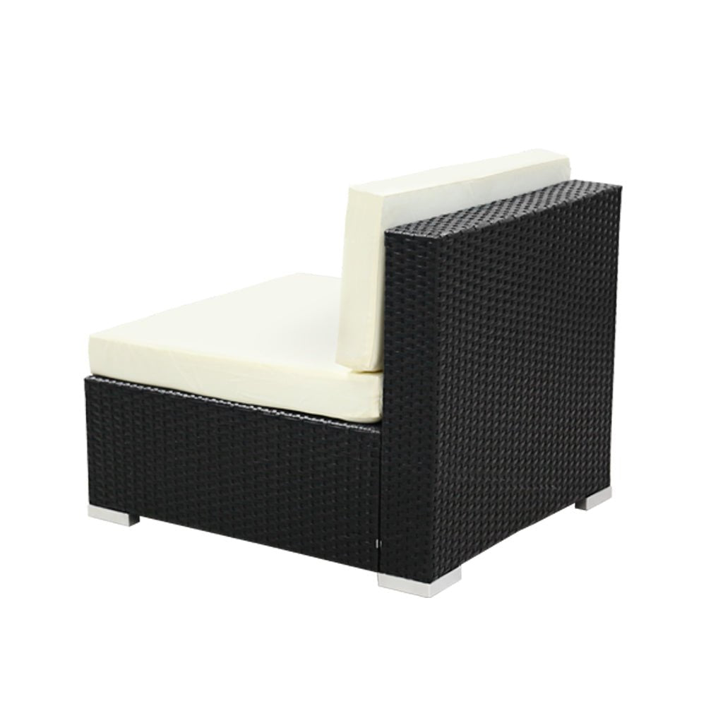 2-Piece Gardeon Outdoor Patio Furniture Set - All-Weather Wicker Rattan Sofa & Lounge Chairs for Garden, Backyard, Poolside (Perfect for Relaxing & Entertaining)