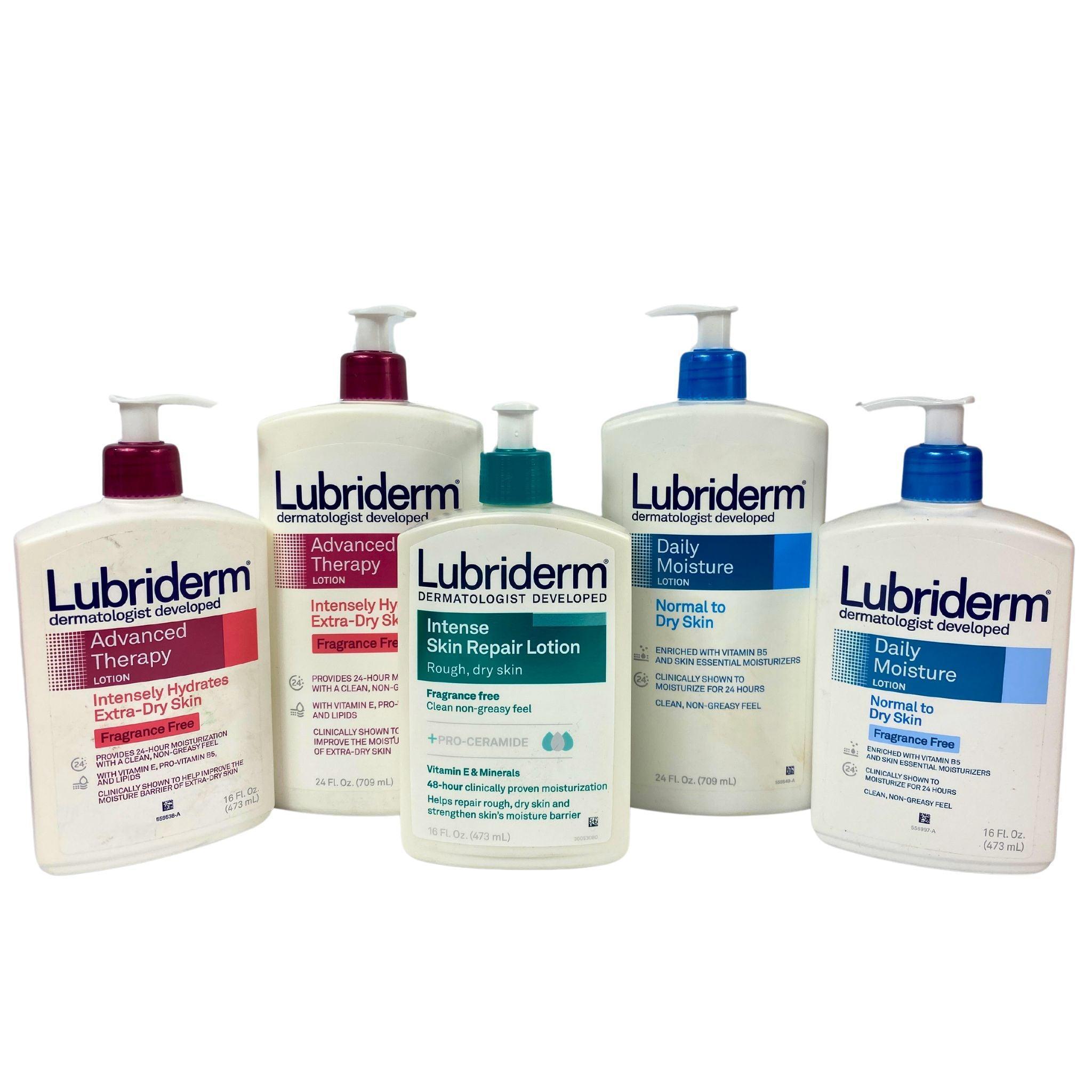 Lubriderm Assorted Mix 26-Piece Lot - Daily Moisturizing Lotion for Dry Skin - Perfect for Home, Office & Travel Use