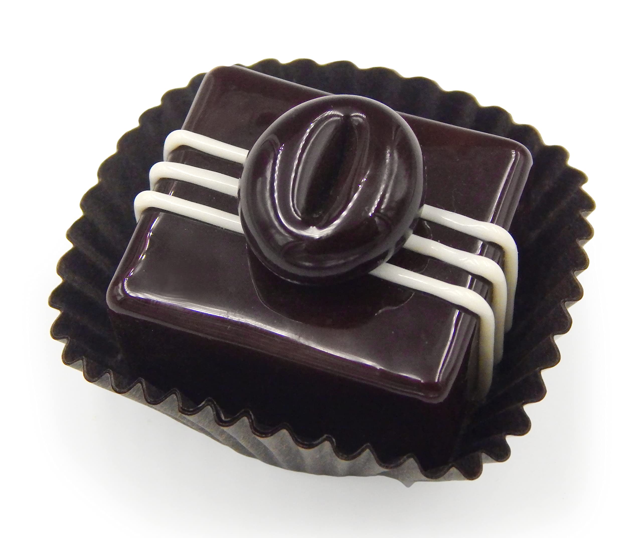 Handmade Glass Chocolate Coffee Bean Candy Gift - Vanilla Flavor for Parties & Gifts