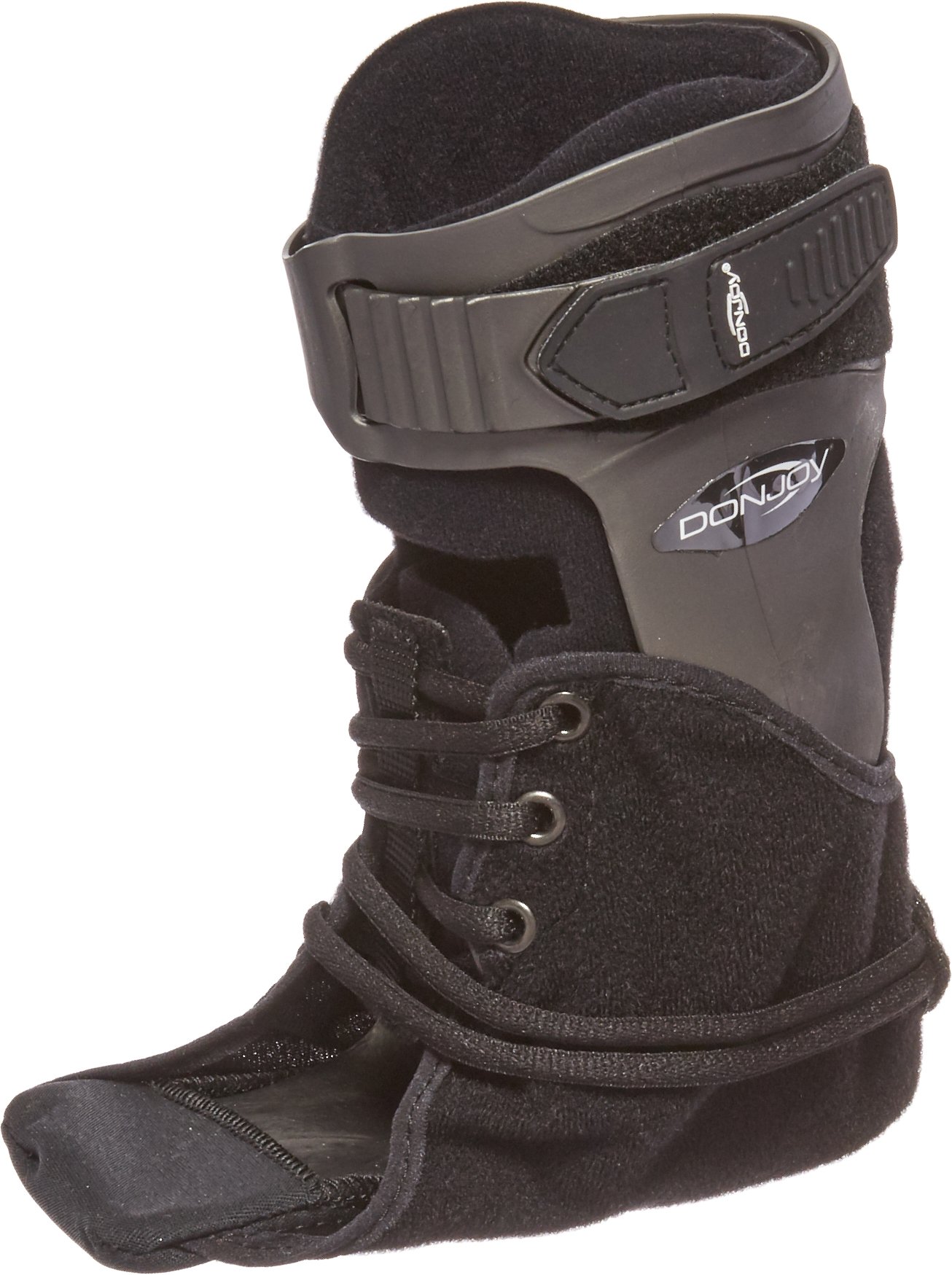 Donjoy Velocity Ankle Brace - Extra Support for Right Foot (Large, Black) - Ideal for Sports Injuries, Sprains & Active Lifestyle Recovery