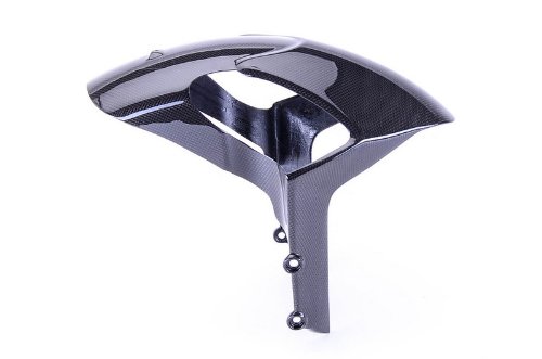 Bestem CBDU-696-FFD Black Carbon Fiber Front Fender for Ducati Motorcycles - Lightweight & Durable Replacement Part for Streetfighter, Monster, Panigale Models - Perfect for Racing, Commuting & Custom Bike Builds