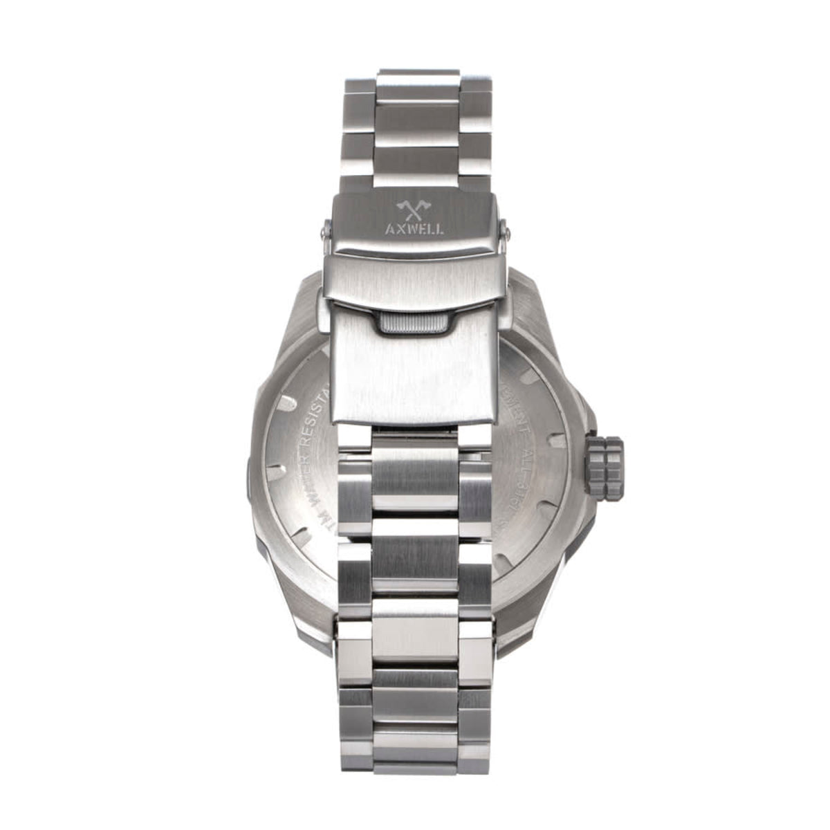 Axwell Men's Timber Quartz Blue Bracelet with Date Display - Stylish Waterproof Watch for Outdoor, Casual & Formal Wear