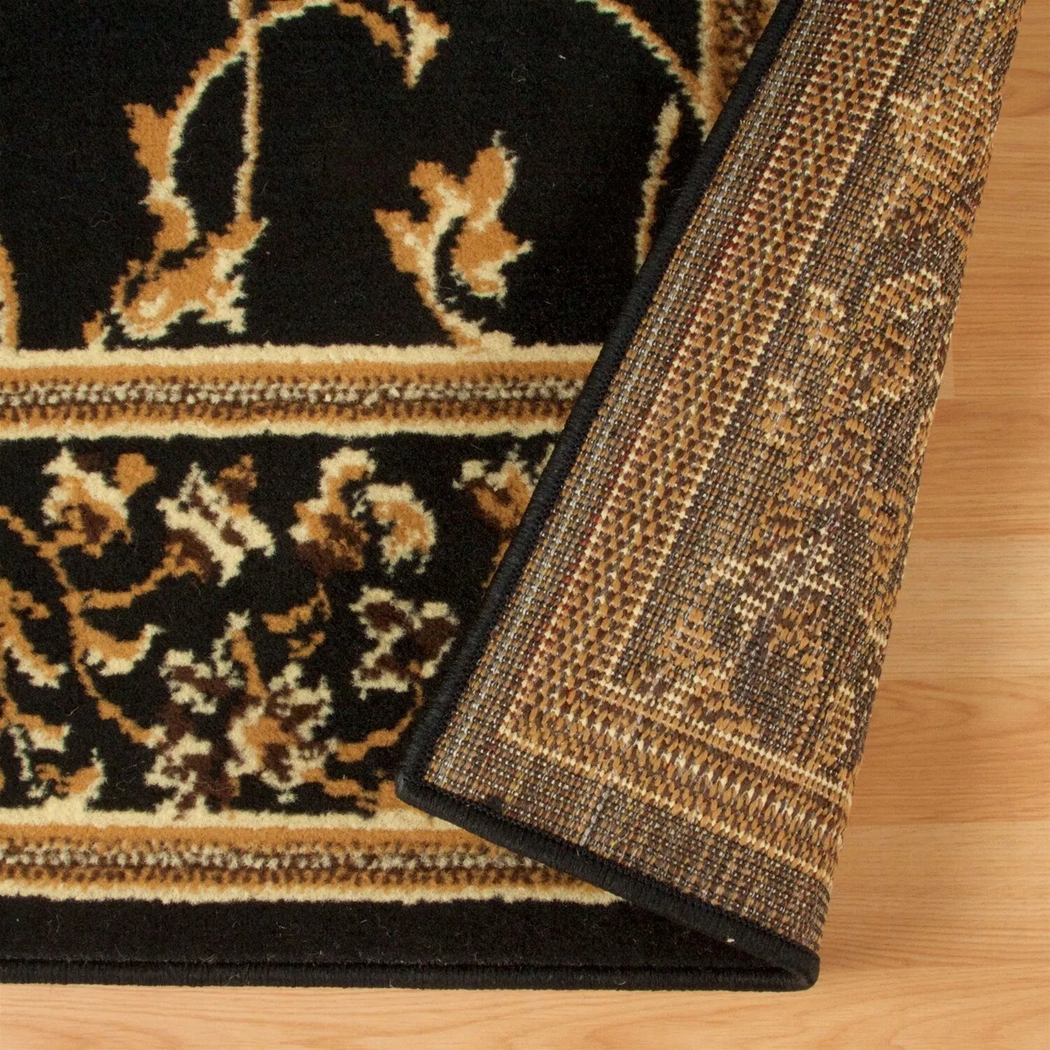 Barringer Floral Medallion 3-Piece Indoor Area Rug Set - Soft Non-Slip Living Room Carpet for Bedroom, Dining Room & Home Decor