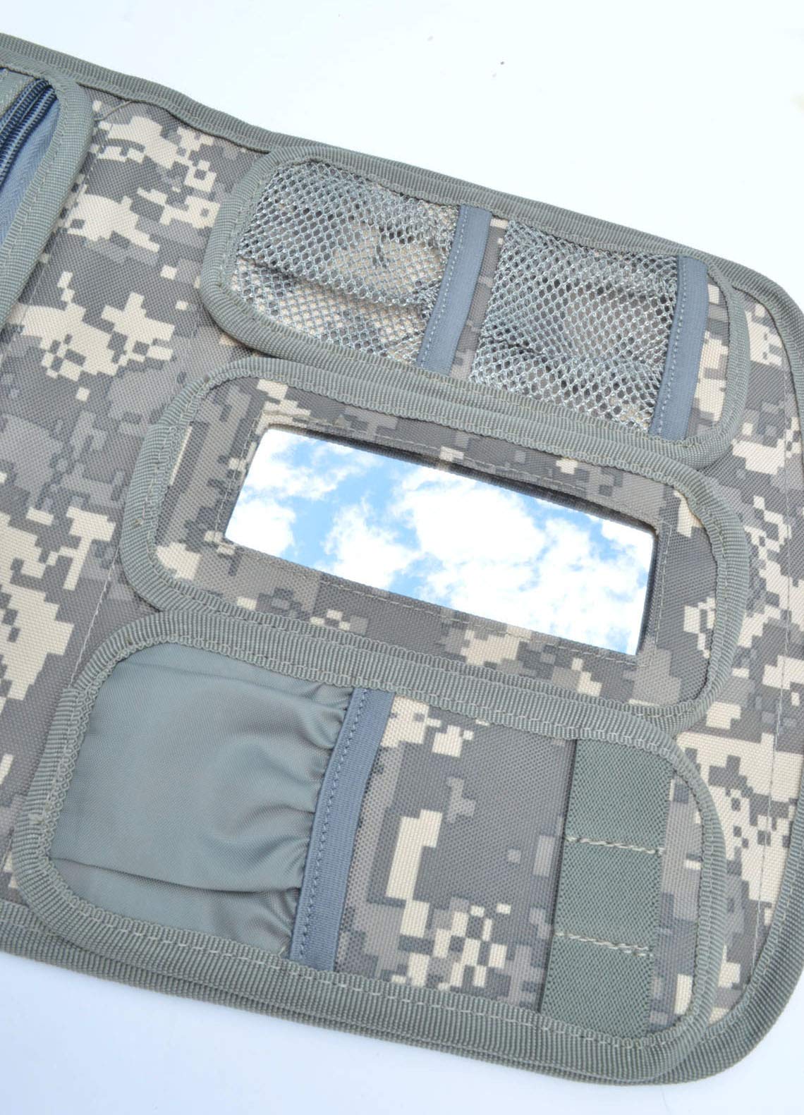 Tactical Molle Toiletry Bag for Camping & Travel - Military Grade Wash Kit with ACU Camo | Perfect for Outdoor Adventures, Hiking & Survival Gear