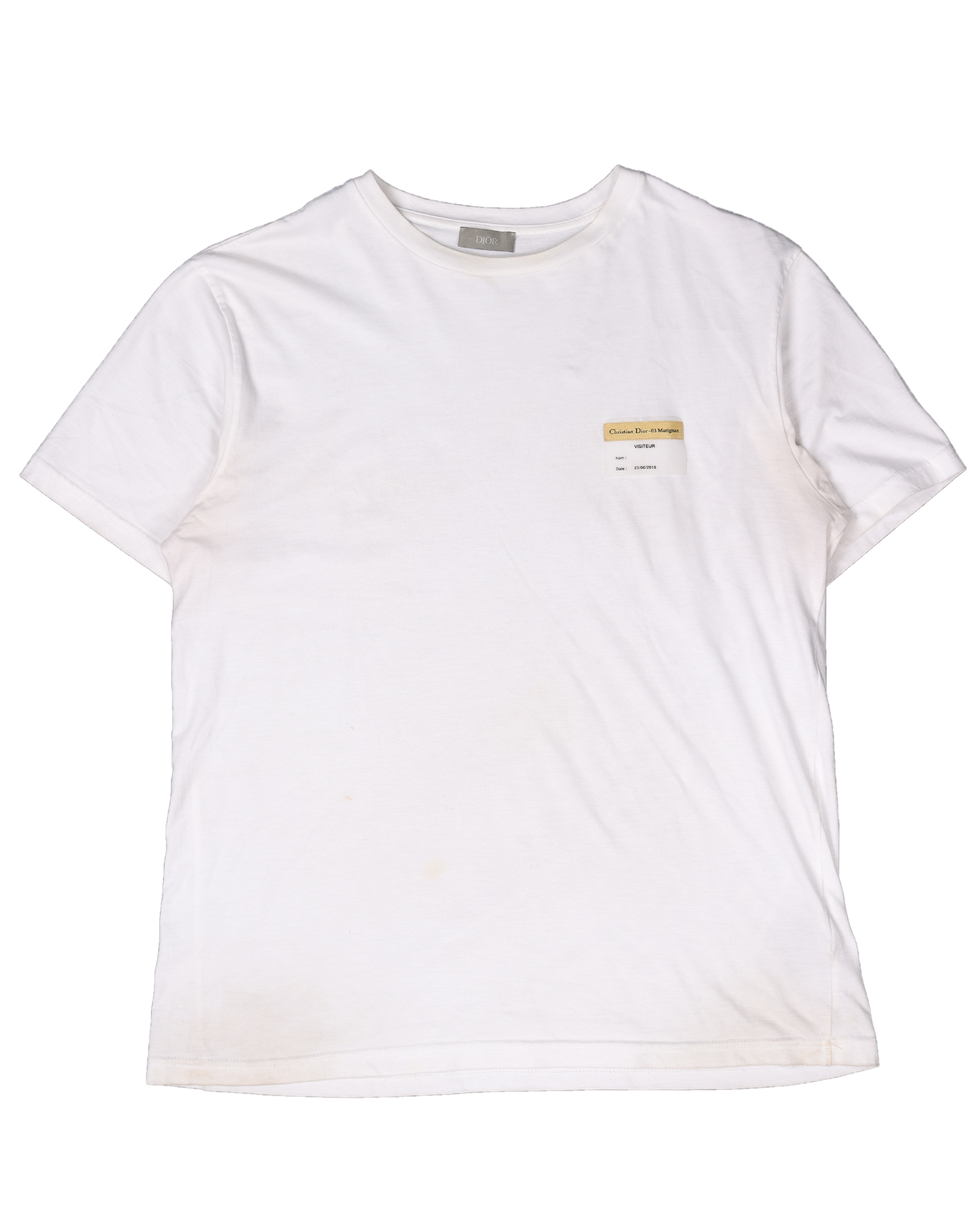 Custom Visitor Badge T-Shirt - Reusable & Comfortable Staff ID Shirt for Events, Security & Office Use