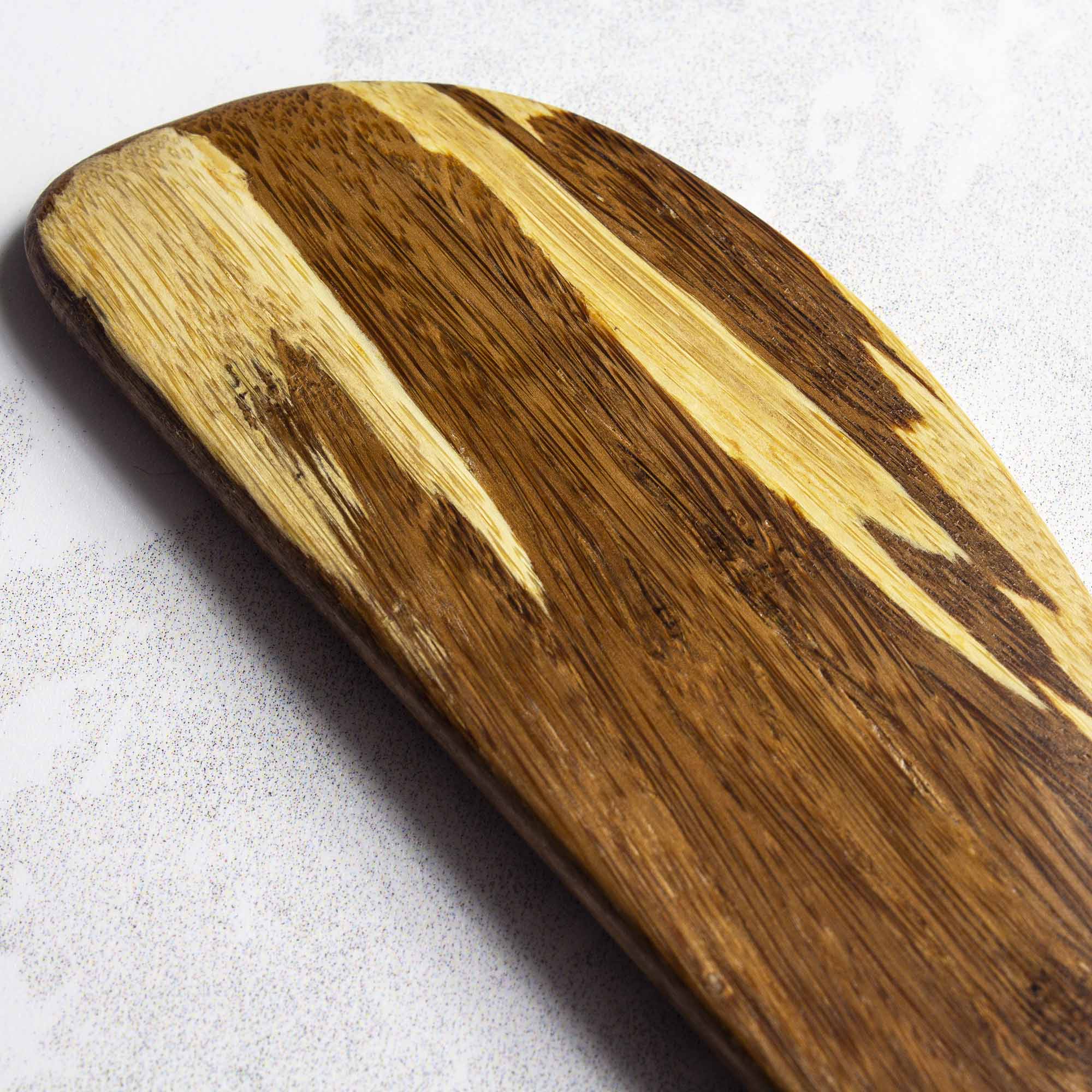 Premium 2-Tone Bamboo Spreading Knife - 8 Inch Stainless Steel Blade for Butter, Cheese & Jam - Perfect for Breakfast, Charcuterie Boards & Gourmet Cooking
