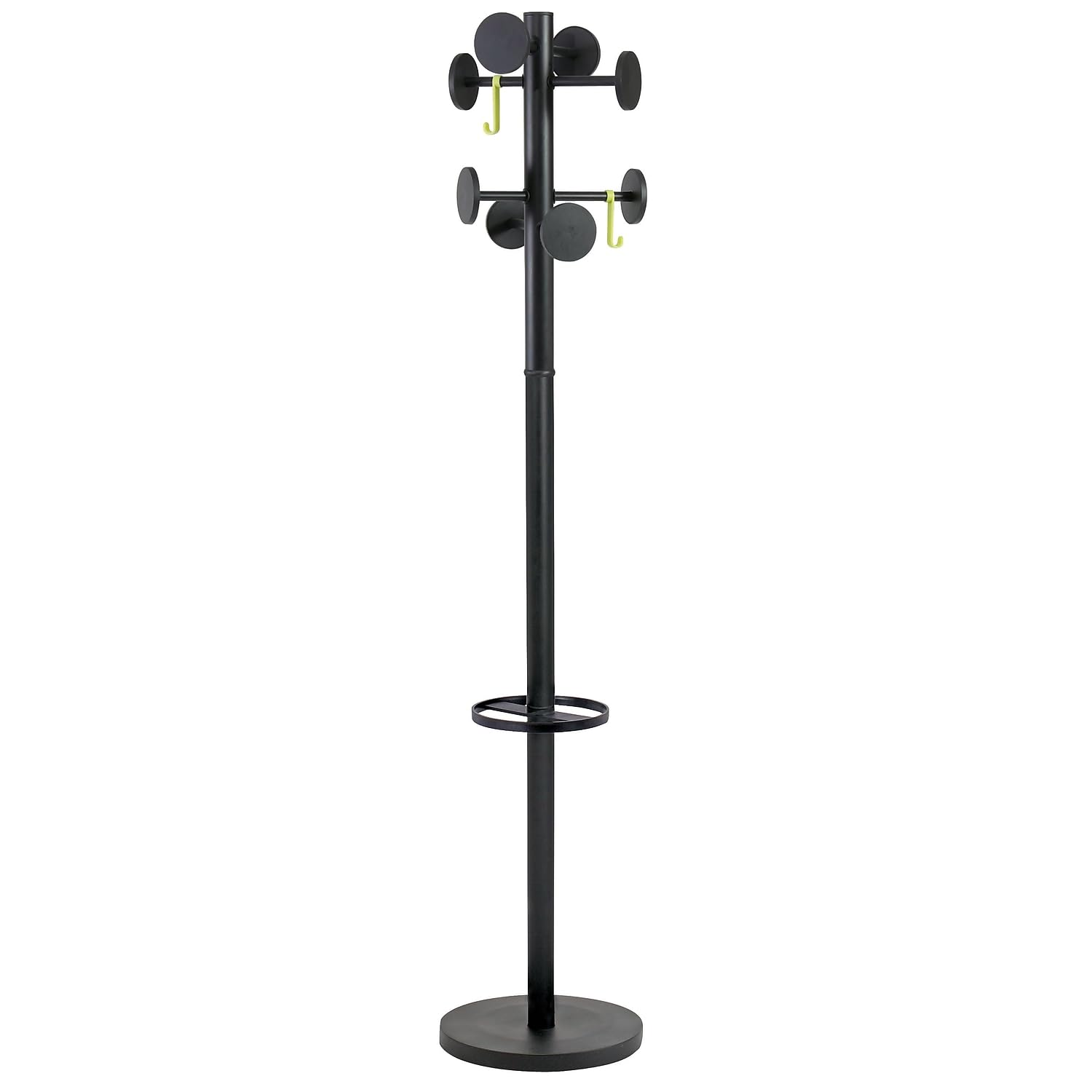 Innovative Black Coat Floor Stand - Heavy Duty Adjustable Hanger for Jackets, Coats & Robes - Perfect for Home, Office & Retail Stores