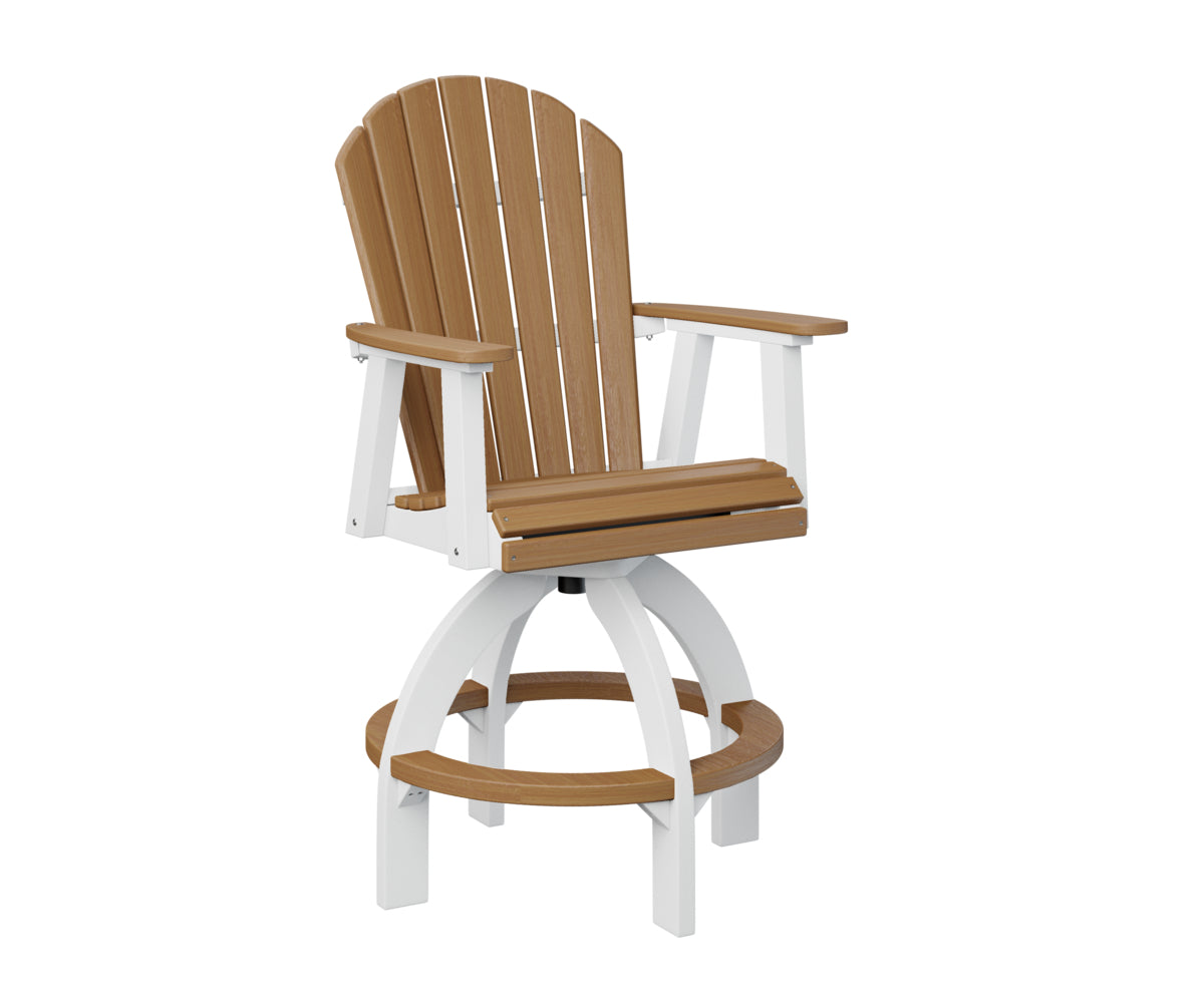 Natural Teak on White