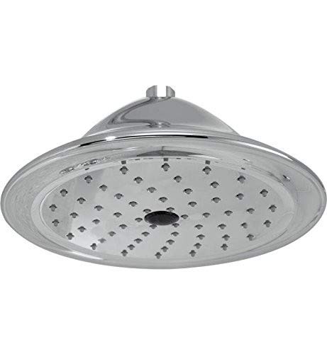Delta Faucet RP72568PN Polished Nickel Rainfall Shower Head - High Pressure Round Showerhead with 2.5 GPM Flow Rate for Spa-Like Bathroom Experience | Single Setting Raincan Design for Relaxing Showers