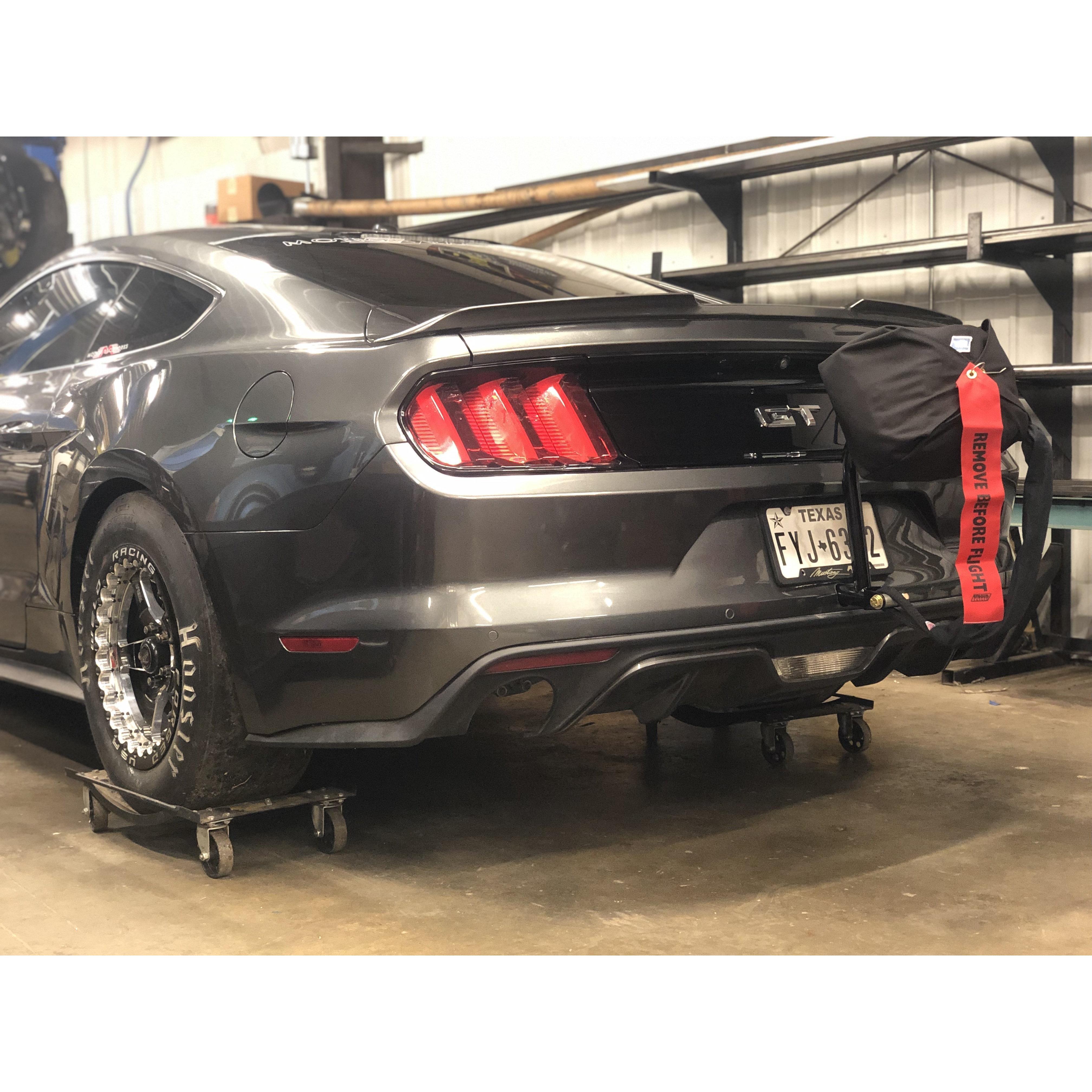 2015-2022 Ford Mustang S550 Parachute Mount Kit - Compatible with 2014-2022 Models | Drag Racing & High-Speed Performance Accessory