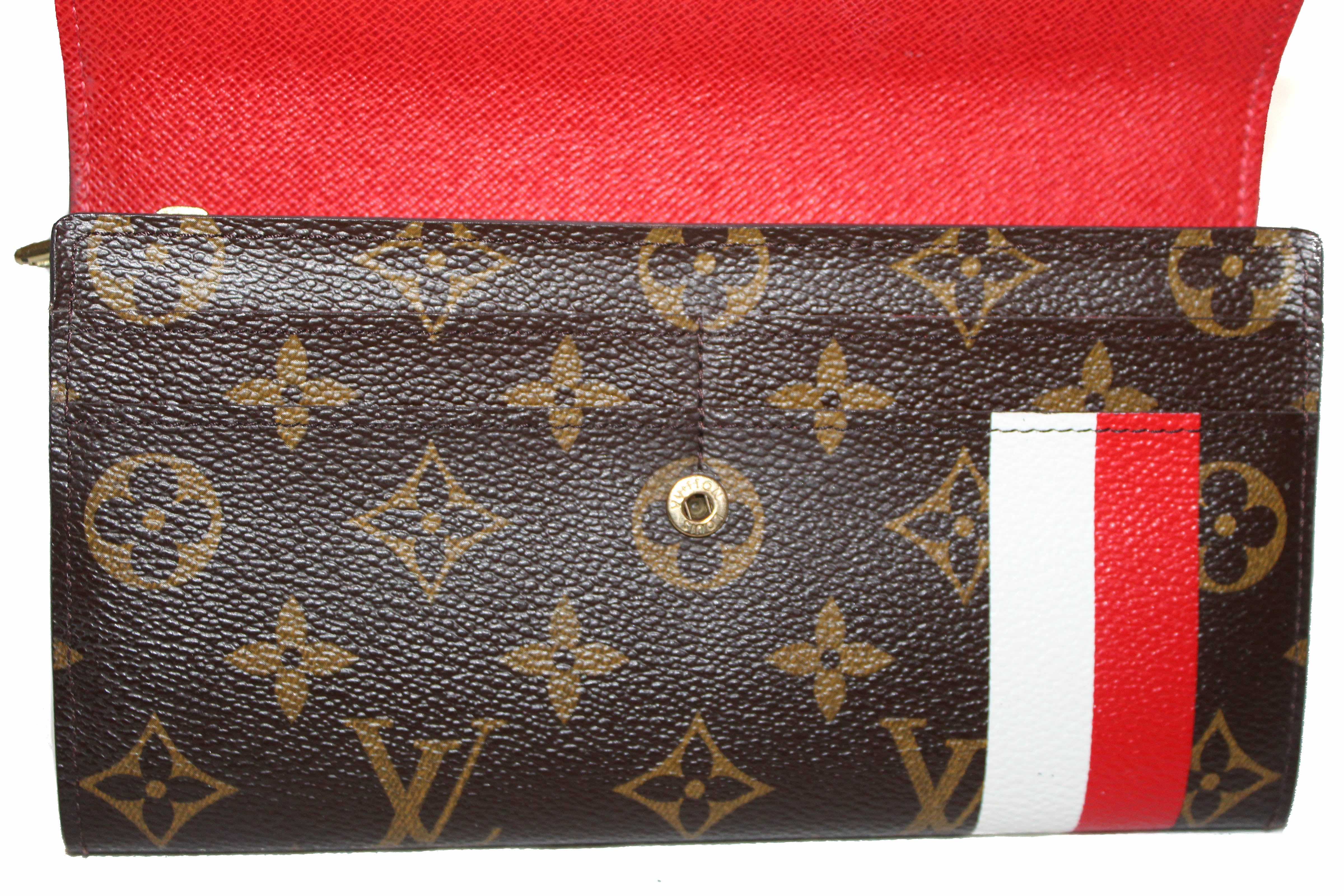 Authentic Louis Vuitton Limited Edition Monogram Sarah Wallet for Women - Luxury Designer Crossbody Clutch for Parties, Travel & Everyday Use