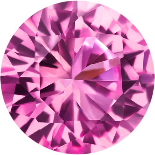 Pink Created Sapphire, September