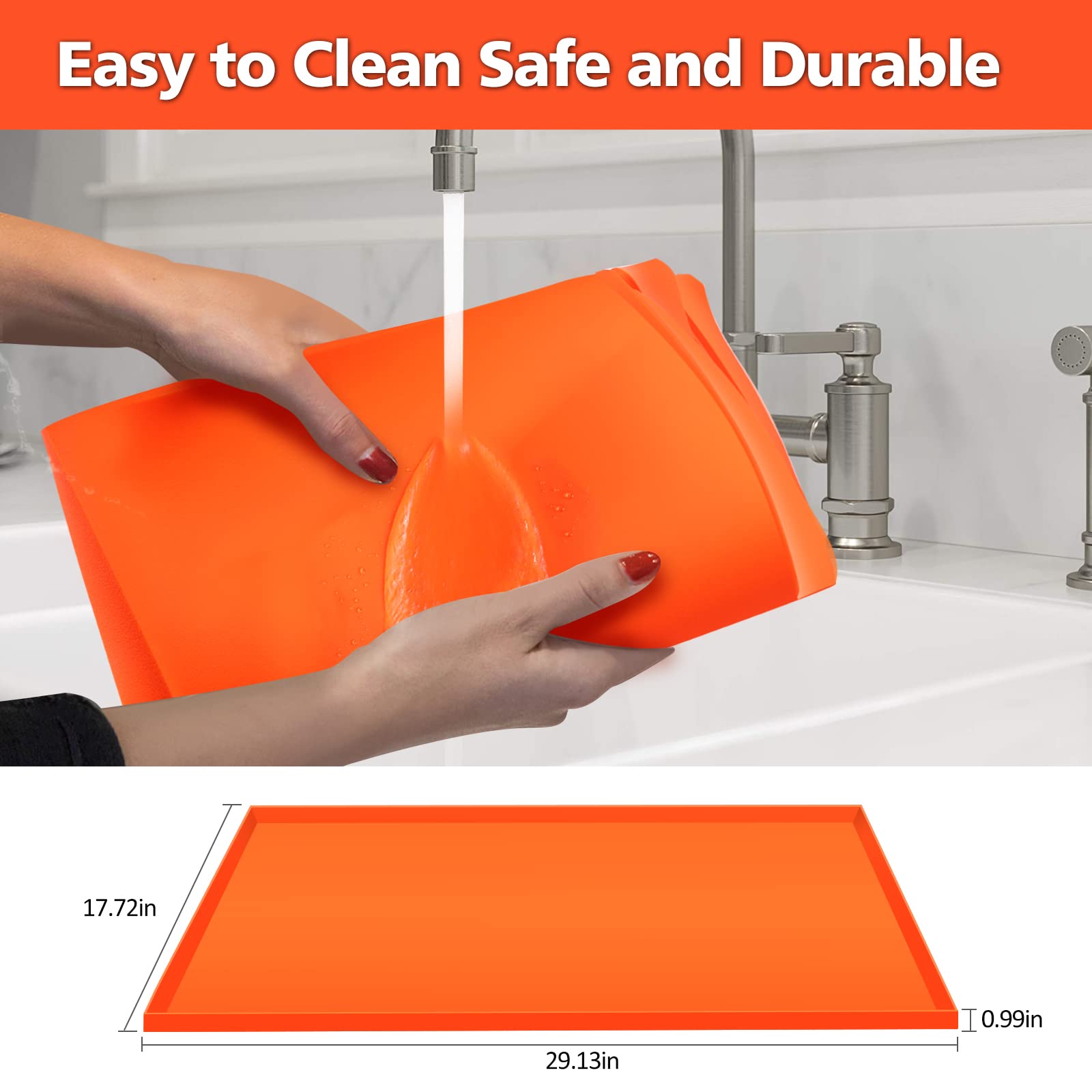 MOFEEZ Heavy Duty Food Grade Silicone Griddle Mat for Blackstone 28 Inch Griddle - Protects from Rodents, Insects, Debris & Rust - Perfect for Outdoor Cooking, Camping & Backyard BBQs
