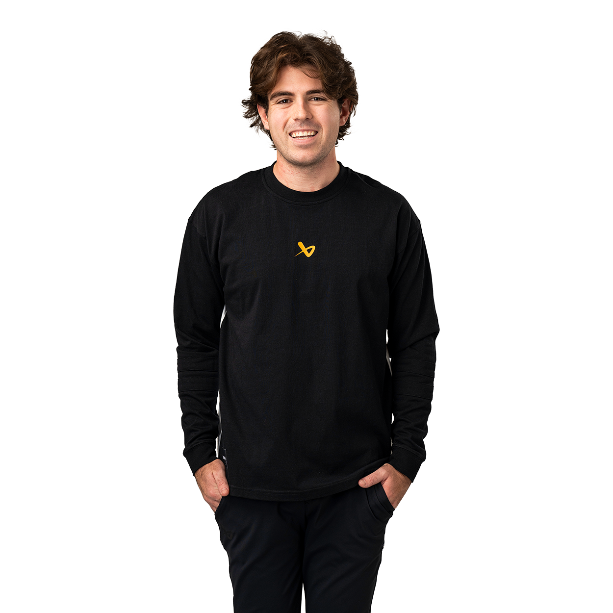 Bauer Gamechanger Long Sleeve Tee for Senior Hockey Players - Comfortable Performance Shirt for Training & Games