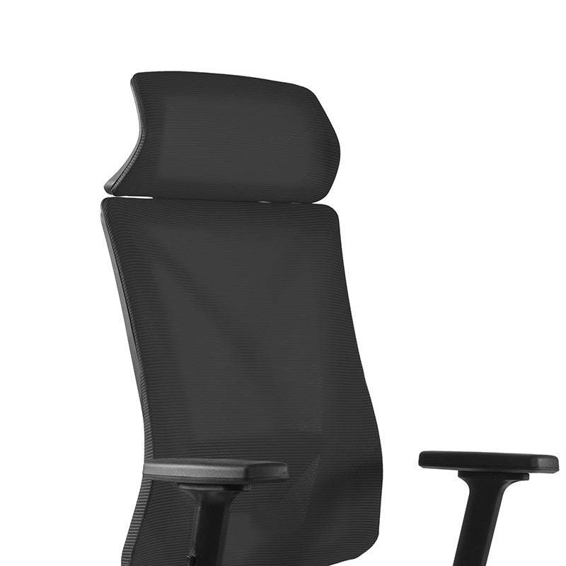 Premium FRODE Executive Office Chair with Adjustable Headrest - Ergonomic High Back Desk Chair for Home & Office - Black - Ideal for Long Hours of Work & Gaming