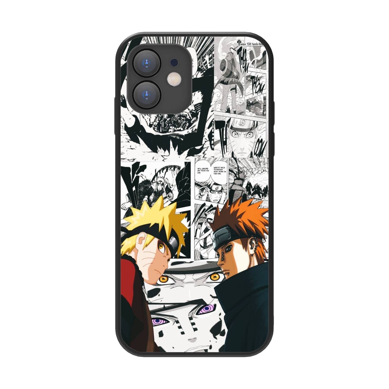 **Anime Manga iPhone 12 / iPhone 12 Pro Case - Japanese Cartoon Design for Men, Women, Boys & Girls | Perfect for School, Work & Everyday Use**