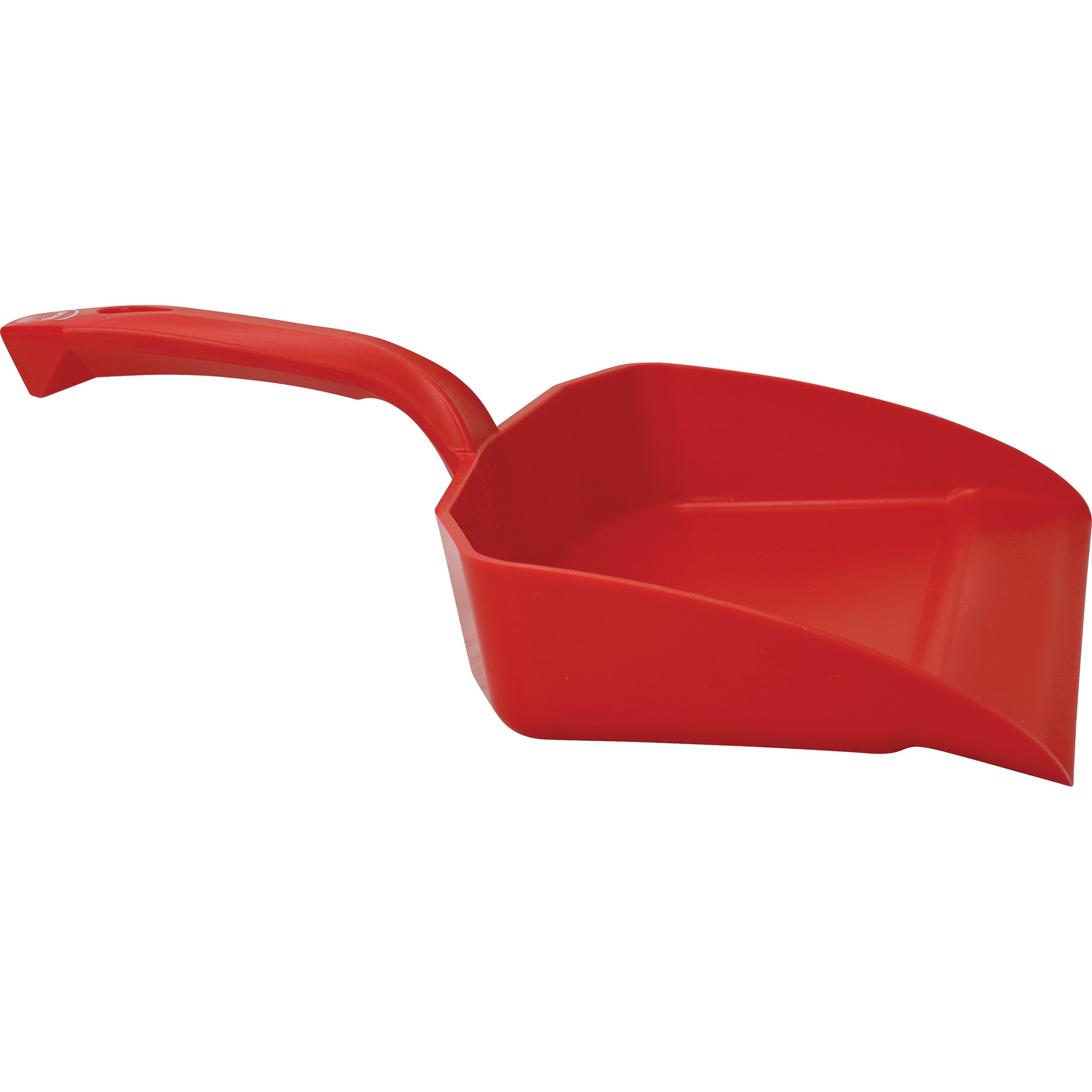 Vikan 56604 11.5-Inch Red Plastic Dust Pan with Handle | Heavy Duty Broom Dustpan Set for Home, Kitchen, Garage & Office Cleaning | Durable PP Material for Indoor & Outdoor Use