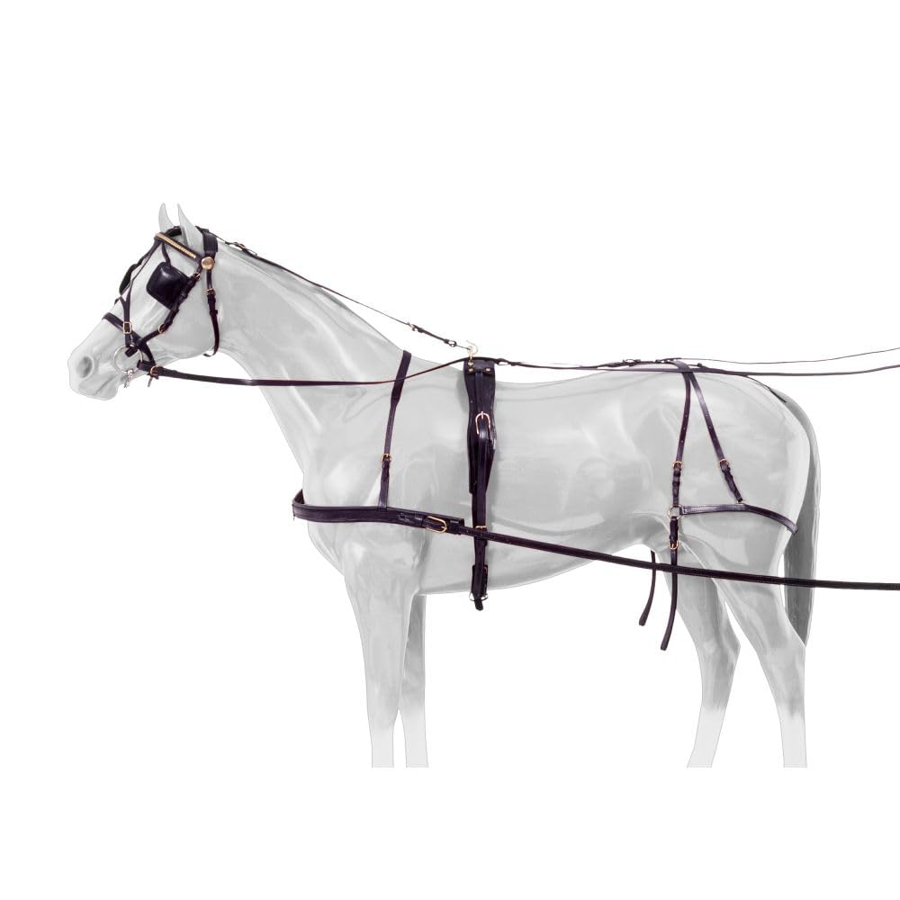 Tough 1 Leather Dog Harness - Durable & Adjustable for Large Breeds - Perfect for Training, Walking & Outdoor Adventures