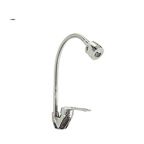 720° Swivel Kitchen Faucet with Single Handle, Brass Water Mixer Tap for Sink - Perfect for Modern Kitchens, Dishwashing, and Food Prep