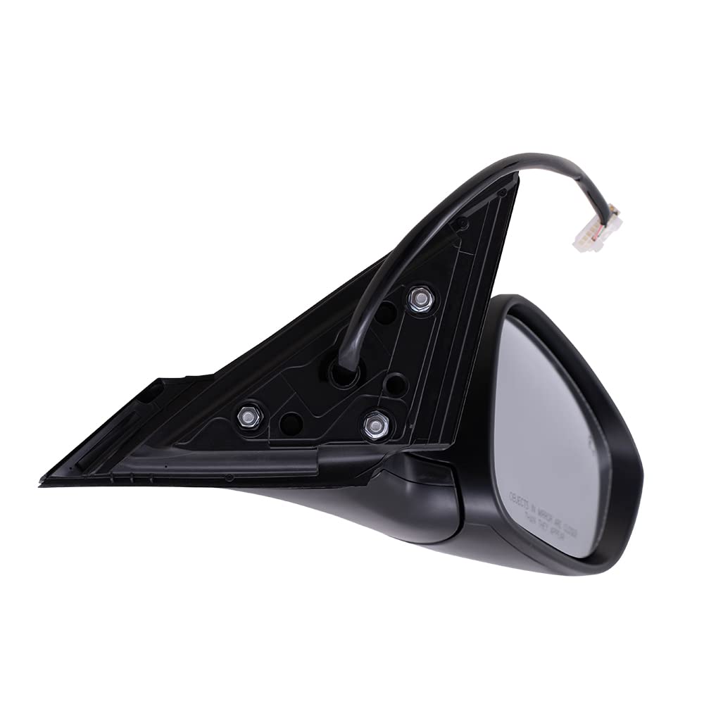 2018-2021 Honda Accord Right Passenger Side Power Heated Mirror with Blind Spot Detection - Black Paint to Match - Aftermarket Replacement for Enhanced Safety & Style - Perfect for Highway Driving and Parking Assistance