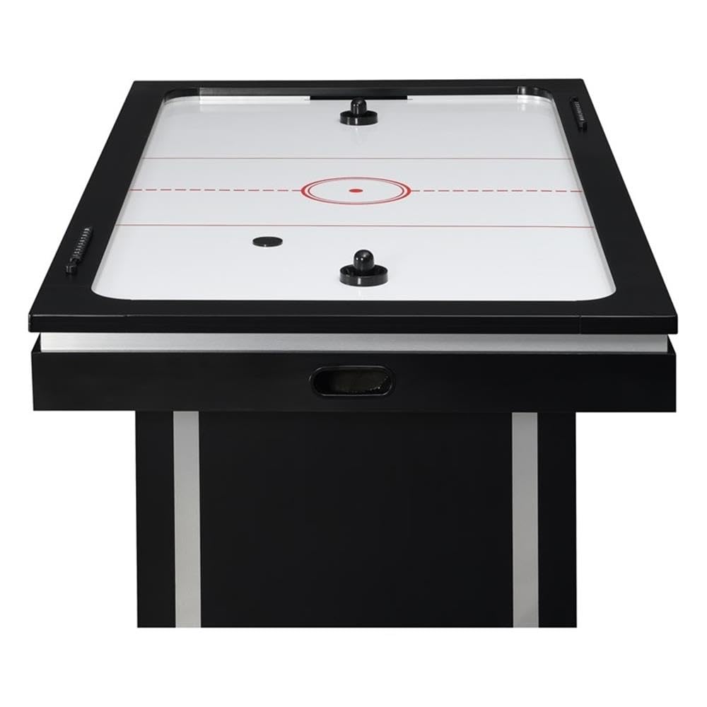Picket House Furnishings Westbrook Black Air Hockey Table - Perfect for Game Rooms, Basements & Family Entertainment