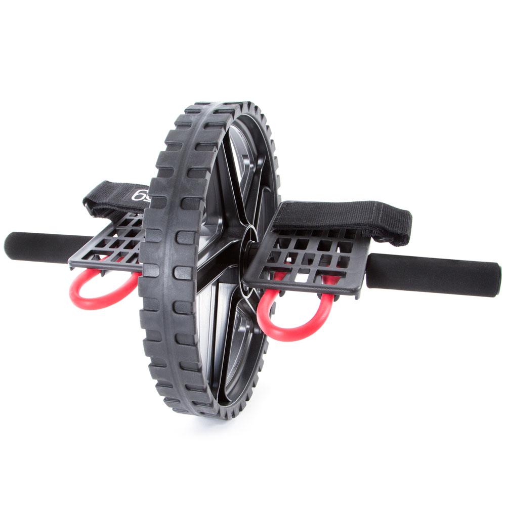 66Fit Power Wheel - Ab Roller Wheel for Core Workouts, Home Gym & Fitness Training - Strengthen Abs, Back & Arms with Ergonomic Design - Perfect for Home Exercise, Gym & CrossFit Training