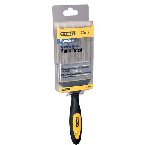 Stanley 37mm Dynagrip Synthetic Paint Brush - Professional Quality for Smooth, Even Coverage - Perfect for Interior Walls, Furniture, and DIY Home Projects