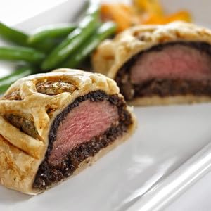 Premium Beef Wellington by Today Gourmet Foods - 9oz Individual Portions (Pack of 4) | Gourmet Frozen Dinner, Holiday Entertaining & Special Occasion Meal