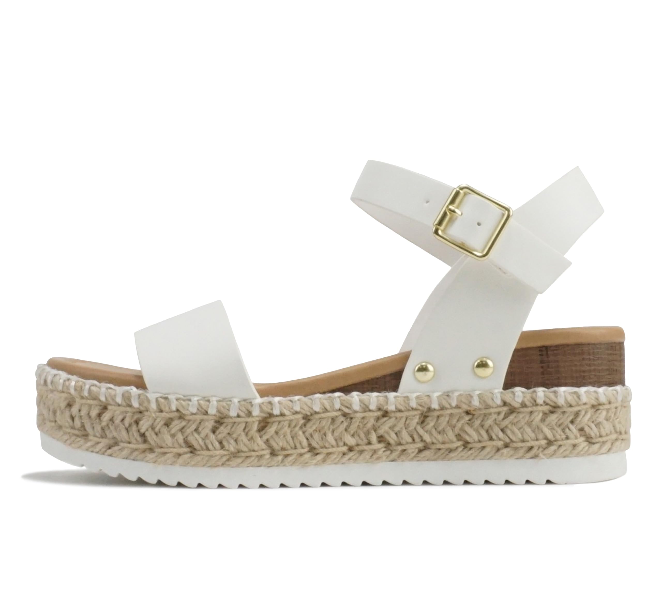 Women's Open Toe Ankle Strap Platform Espadrille Sandals - Comfortable Summer Wedge Shoes for Beach, Wedding & Casual Outings