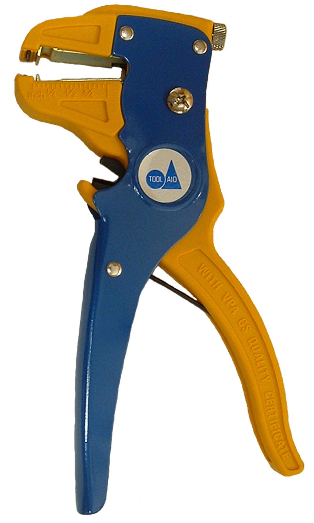 SGS Tool Company 19000 Professional Wire Stripper - Heavy Duty Cable Stripping Tool for Electricians & DIY Projects - Perfect for Electrical Work, Home Repairs & Crafting