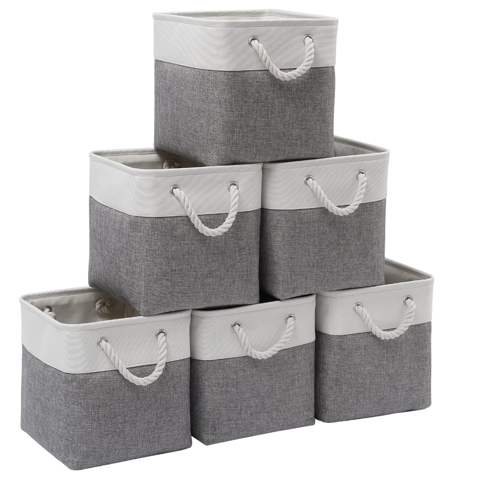 Collapsible Fabric Cube Storage Bins 11