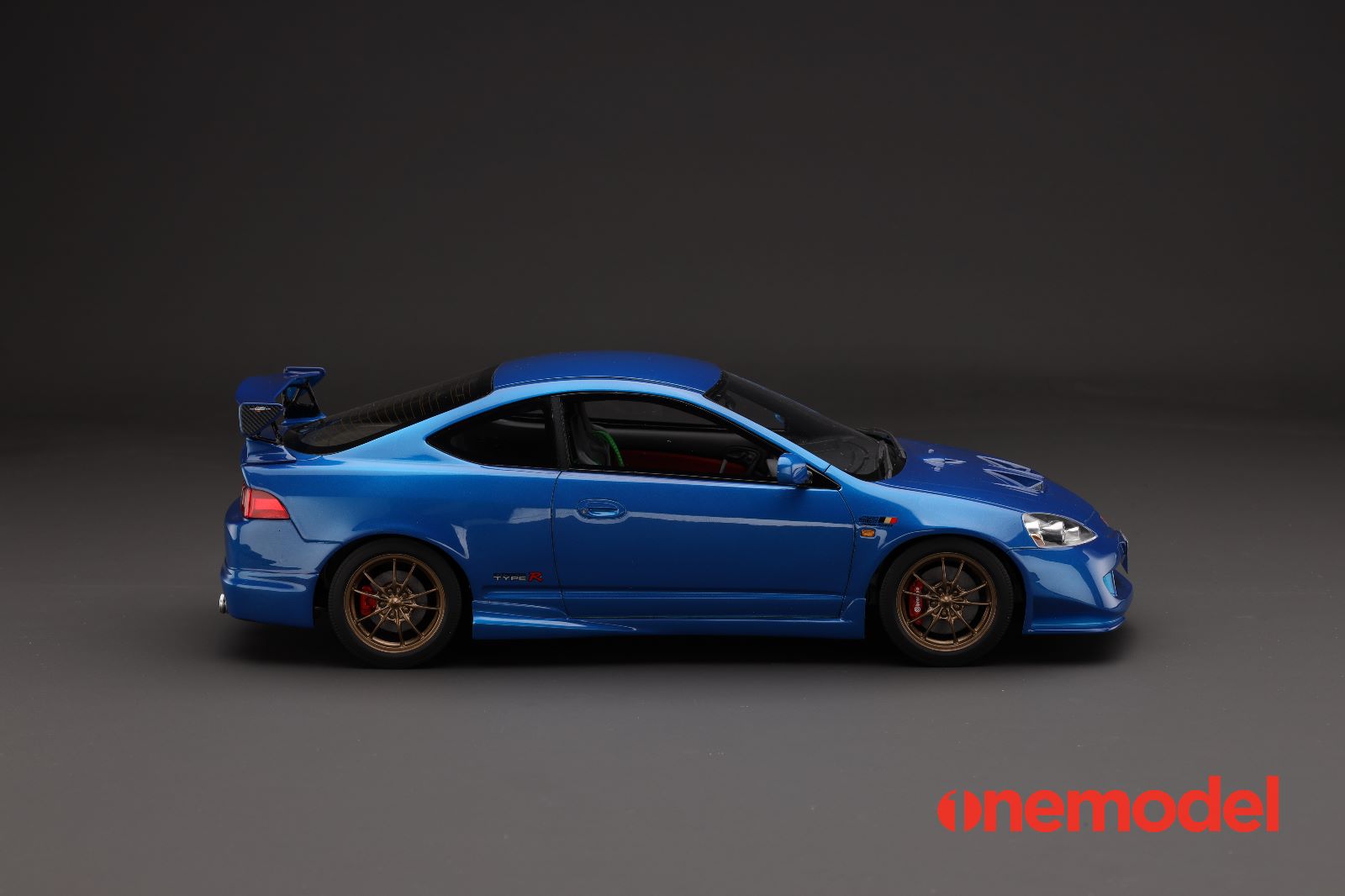 1:18 Honda Integra Type R (DC5) Mugen Edition Blue Diecast Model Car - Collectible Japanese Sports Car for Display & Racing Enthusiasts