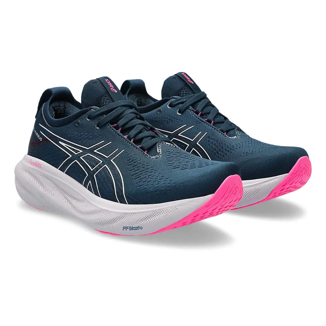 ASICS GEL-Nimbus 25 Women's Running Shoes - French Blue/Lilac Hint - Lightweight Cushioned Sneakers for Road Running, Jogging & Gym Workouts