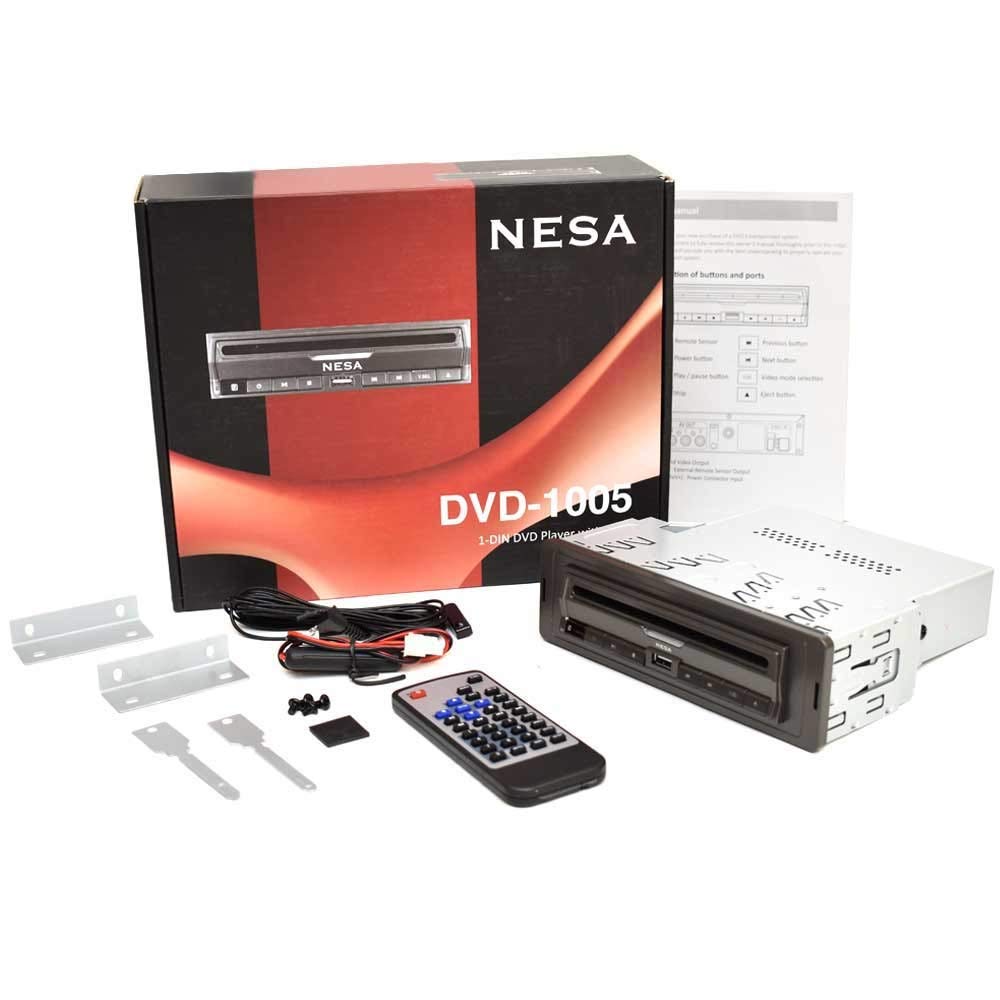 NESA DVD-1005 Multi-Region DVD Player with USB Port - Play Movies, Music & Photos - Perfect for Home Theater & Car Entertainment