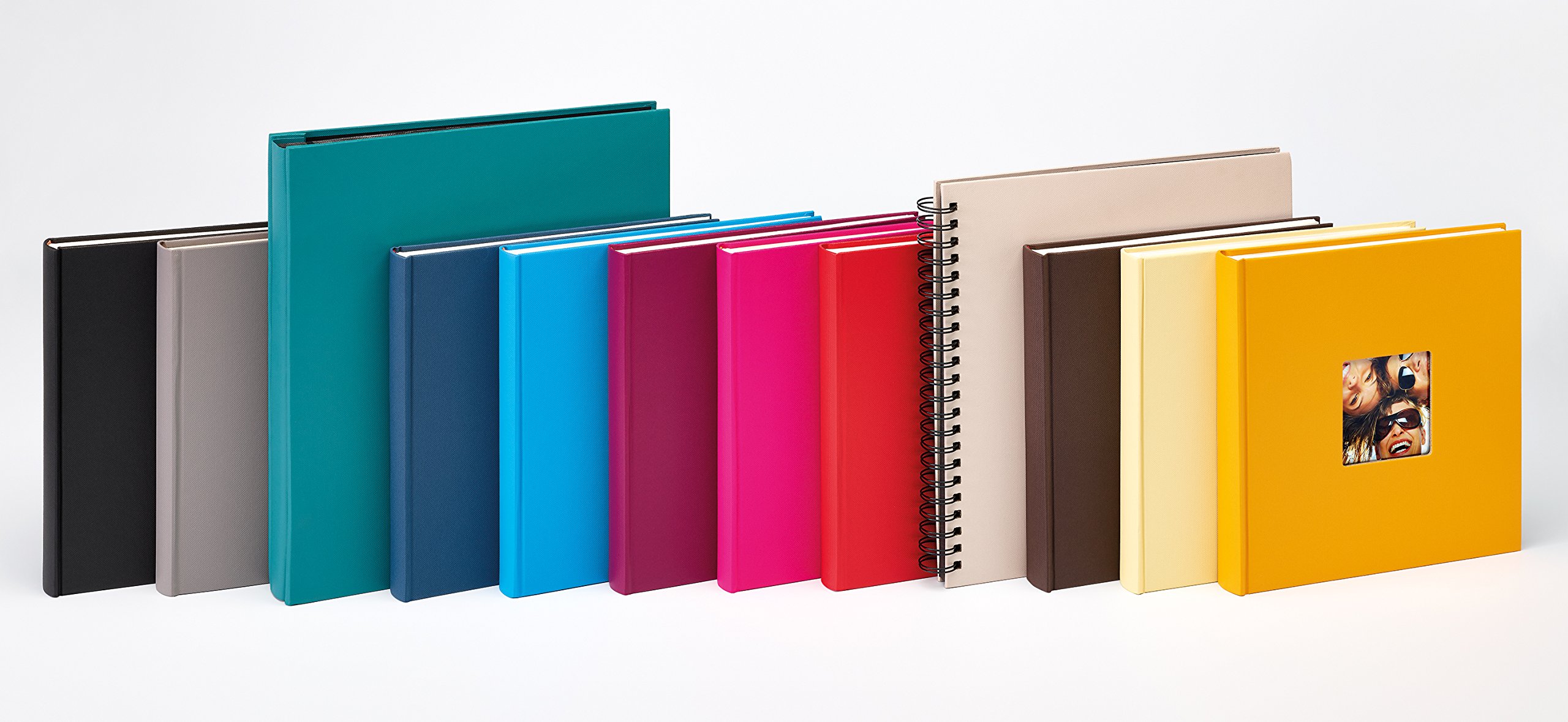 Premium Walther Photo Album with Textured Paper - Violet Plain Cover (12.6