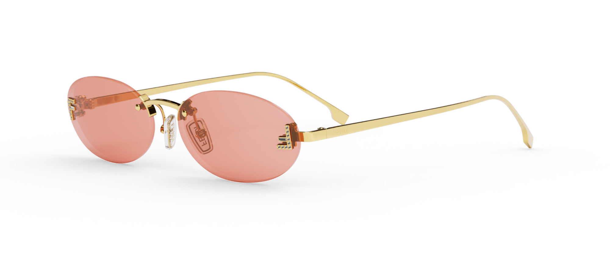 Fendi First Crystal FE4075US Sunglasses - Luxury Designer Shades for Women - UV Protection & Fashion Statement - Perfect for Beach, Travel & Everyday Wear