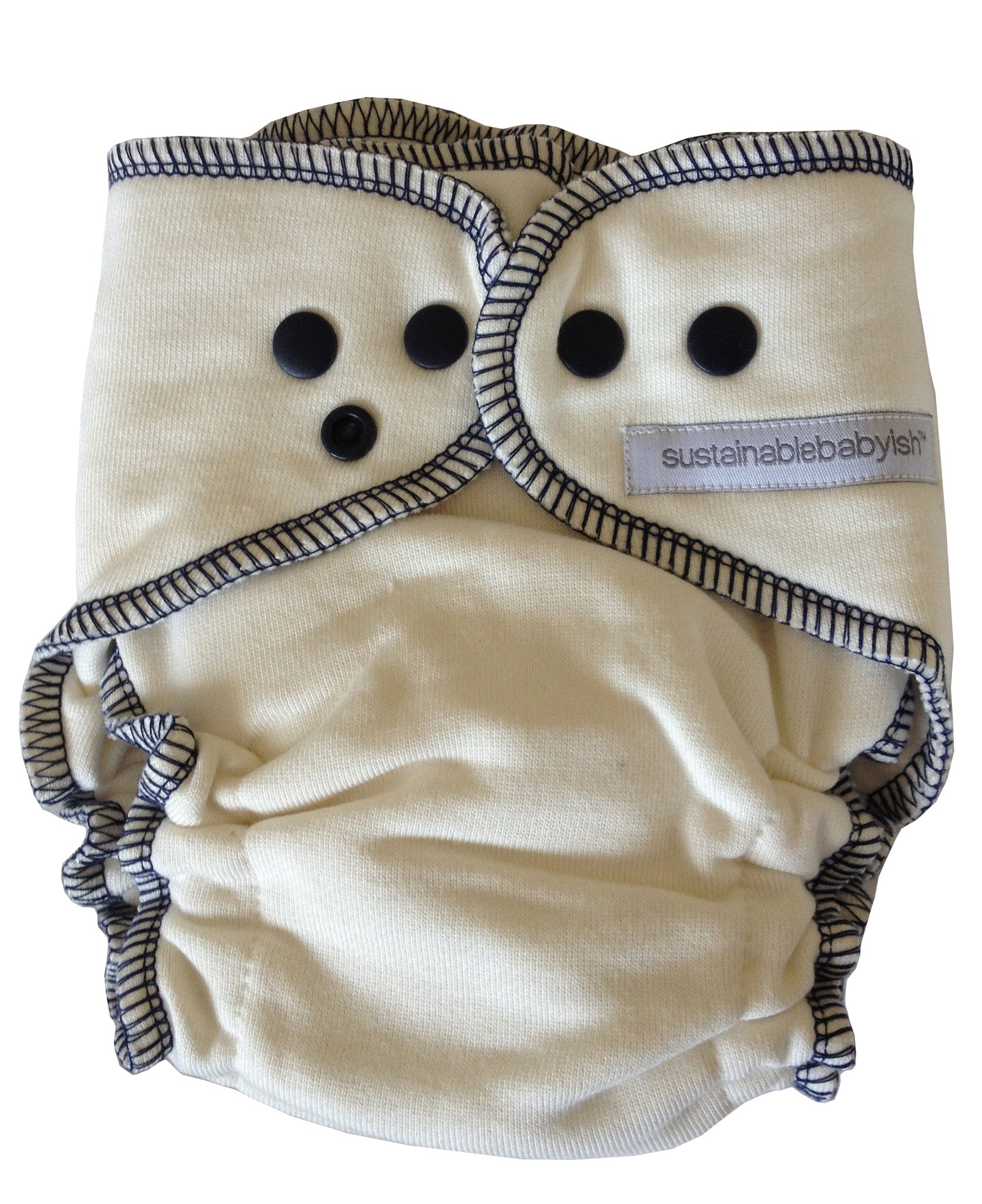 Sloomb Overnight Bamboo Fleece Fitted Cloth Diapers - Ultra Absorbent, Soft & Breathable for Baby's Comfortable Sleep