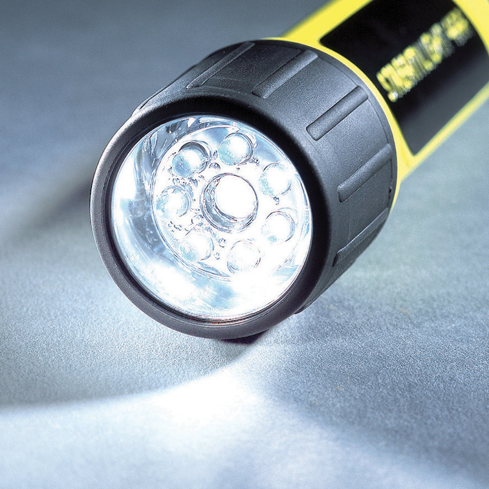 Streamlight 68202 4AA ProPolymer LED Flashlight with Batteries - 67 Lumens, Yellow (Clam Pack) | Waterproof & Durable for Camping, Hiking, Emergency & Outdoor Activities
