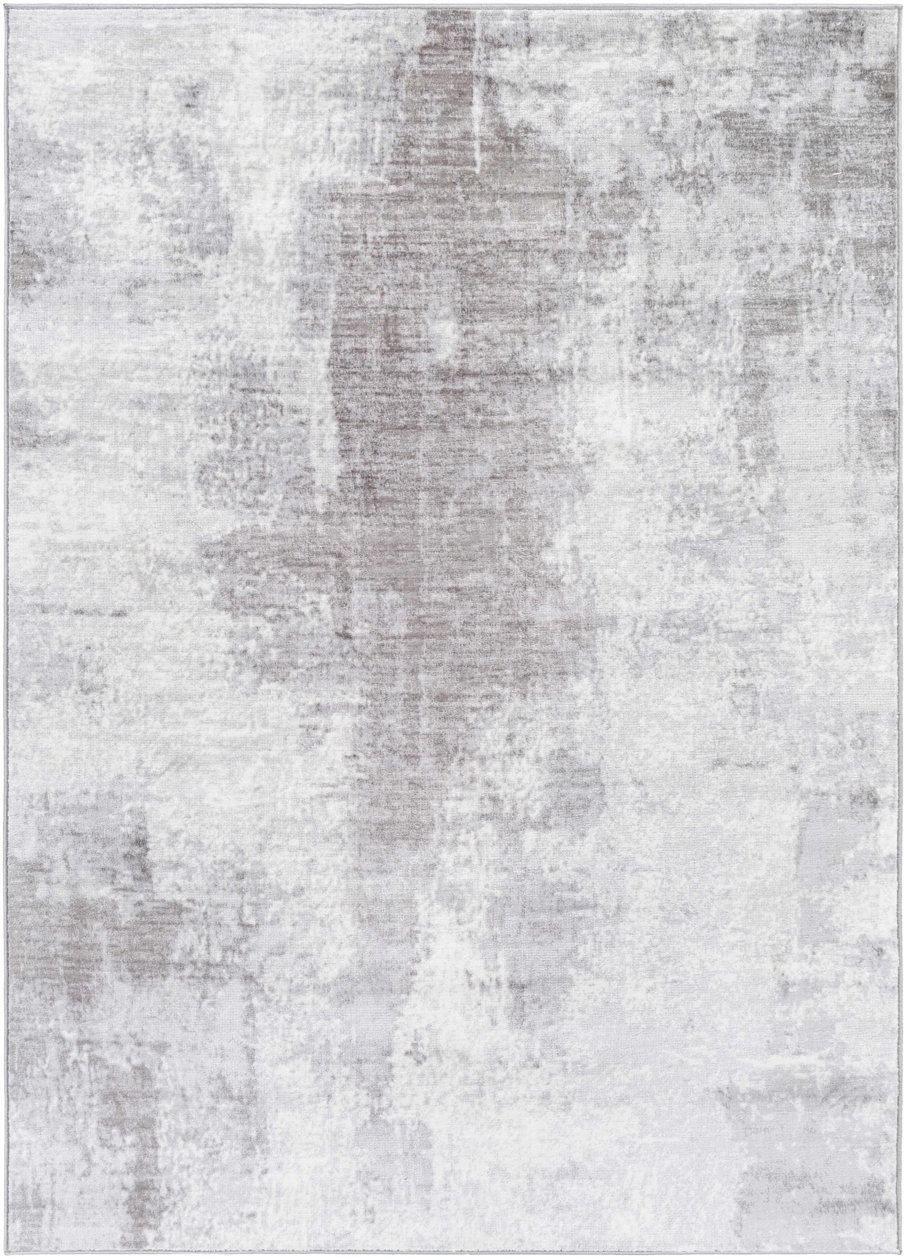 Hauteloom Paulba Modern Blue and Gray Area Rug 7'10