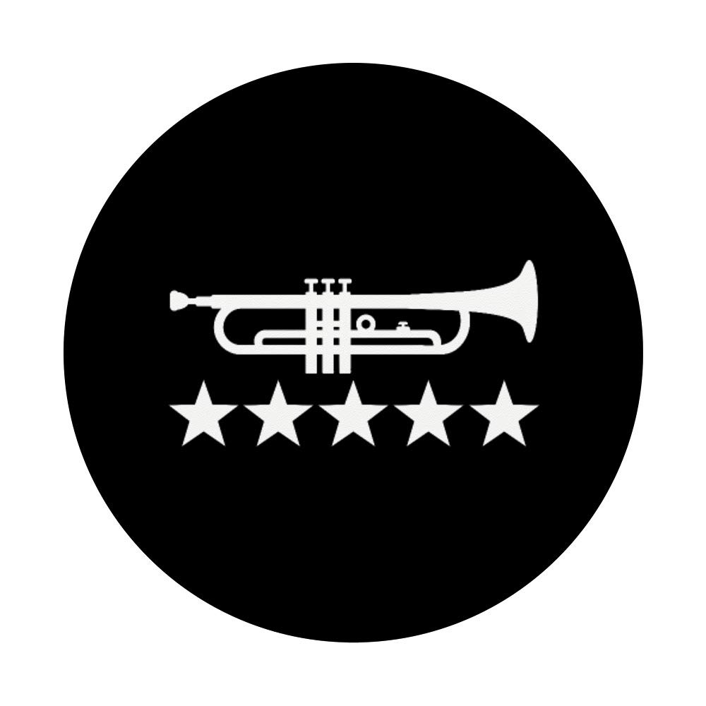 Trumpet Stars PopSockets Phone Grip & Stand - Expandable Phone Holder for iPhone, Samsung, Tablets - Perfect for Gaming, Selfies, and Hands-Free Viewing