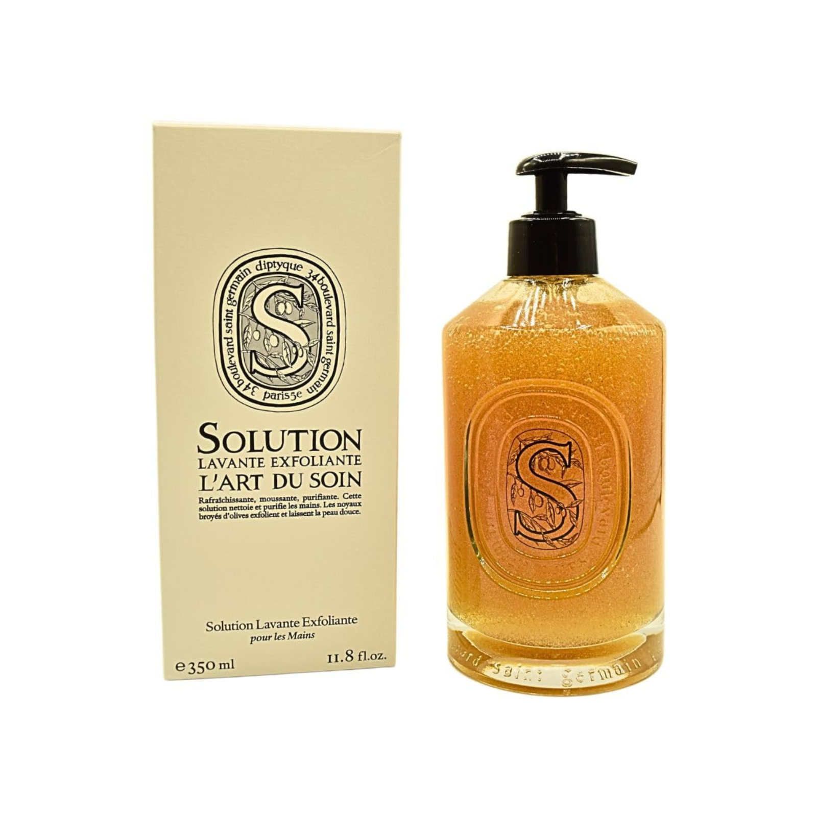 Diptyque Exfoliating Hand Wash - 350ml Luxury Moisturizing Hand Soap with Gentle Scrub for Soft Skin | Perfect for Home, Spa, and Gift Giving