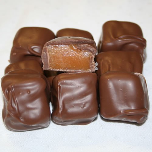 Premium Milk Chocolate Covered Caramels - 4lb Bulk Gourmet Candy for Gifts, Parties & Dessert Platters