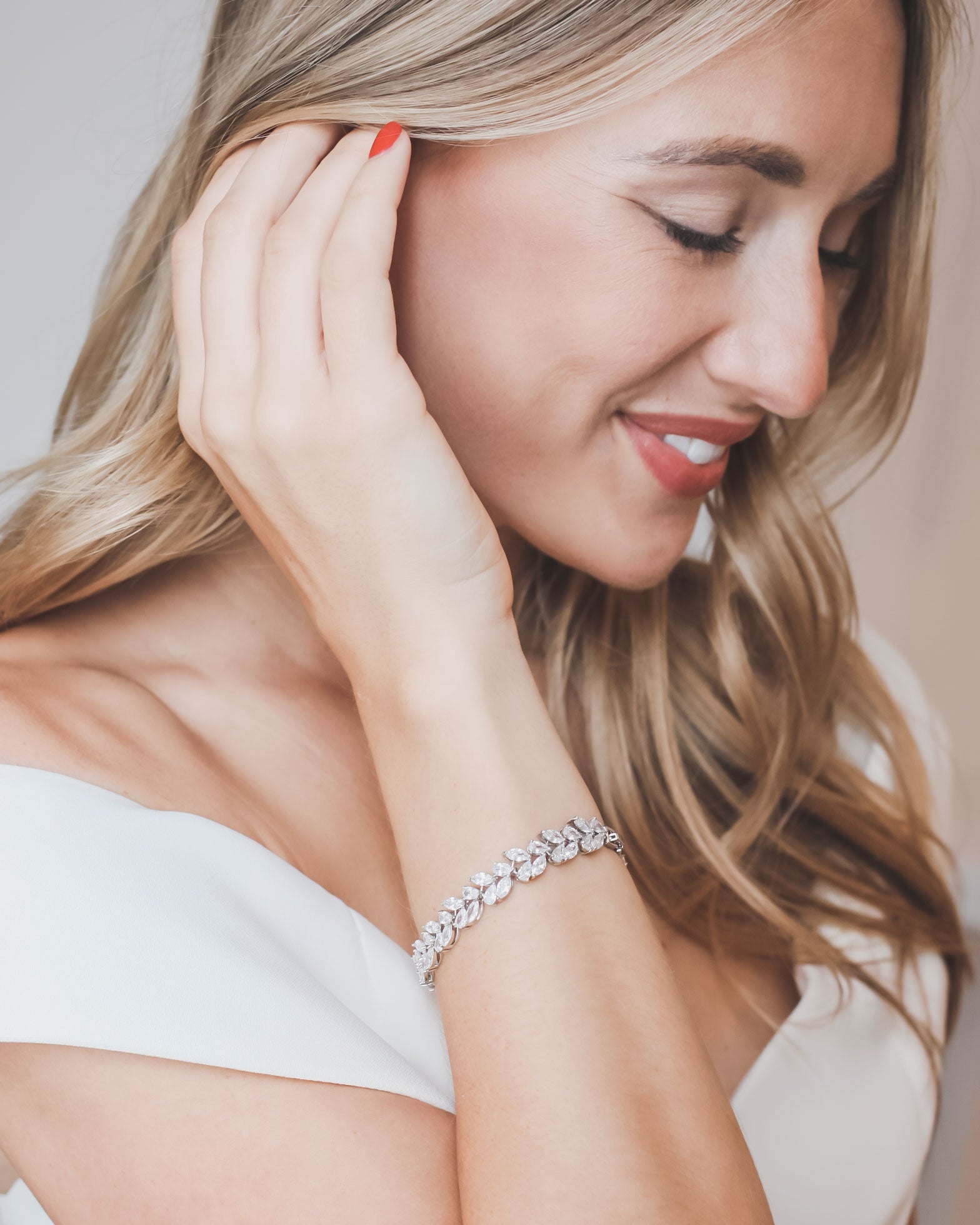 Thalia CZ Bracelet for Women - Elegant Cubic Zirconia Tennis Bracelet, 925 Sterling Silver Jewelry Gift for Her - Perfect for Parties, Weddings & Everyday Wear