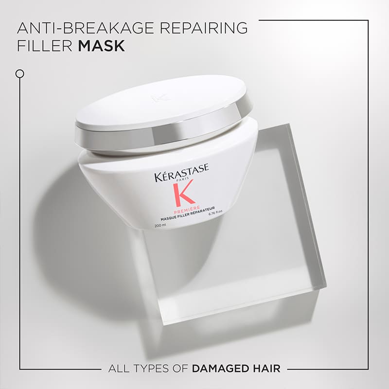Kérastase Première Anti-Breakage Filler Hair Mask for Damaged Hair - Repair & Strengthen Dry, Brittle Hair - Perfect for Salon-Quality At-Home Hair Care