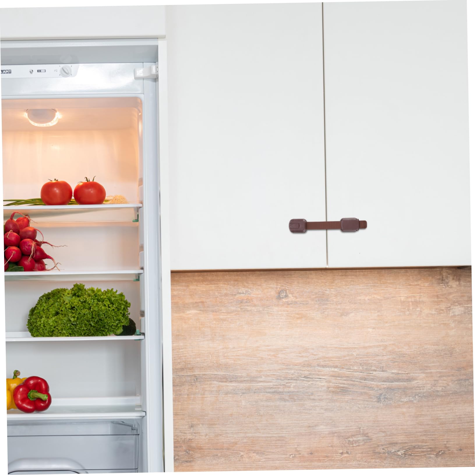 VICASKY 24 Pack Child Proof Refrigerator Locks - Baby Safety Cabinet & Drawer Latches for Kitchen, Bathroom - Secure Coffee, Medicine & Cleaning Supplies (White) - Perfect for Childproofing Homes with Toddlers