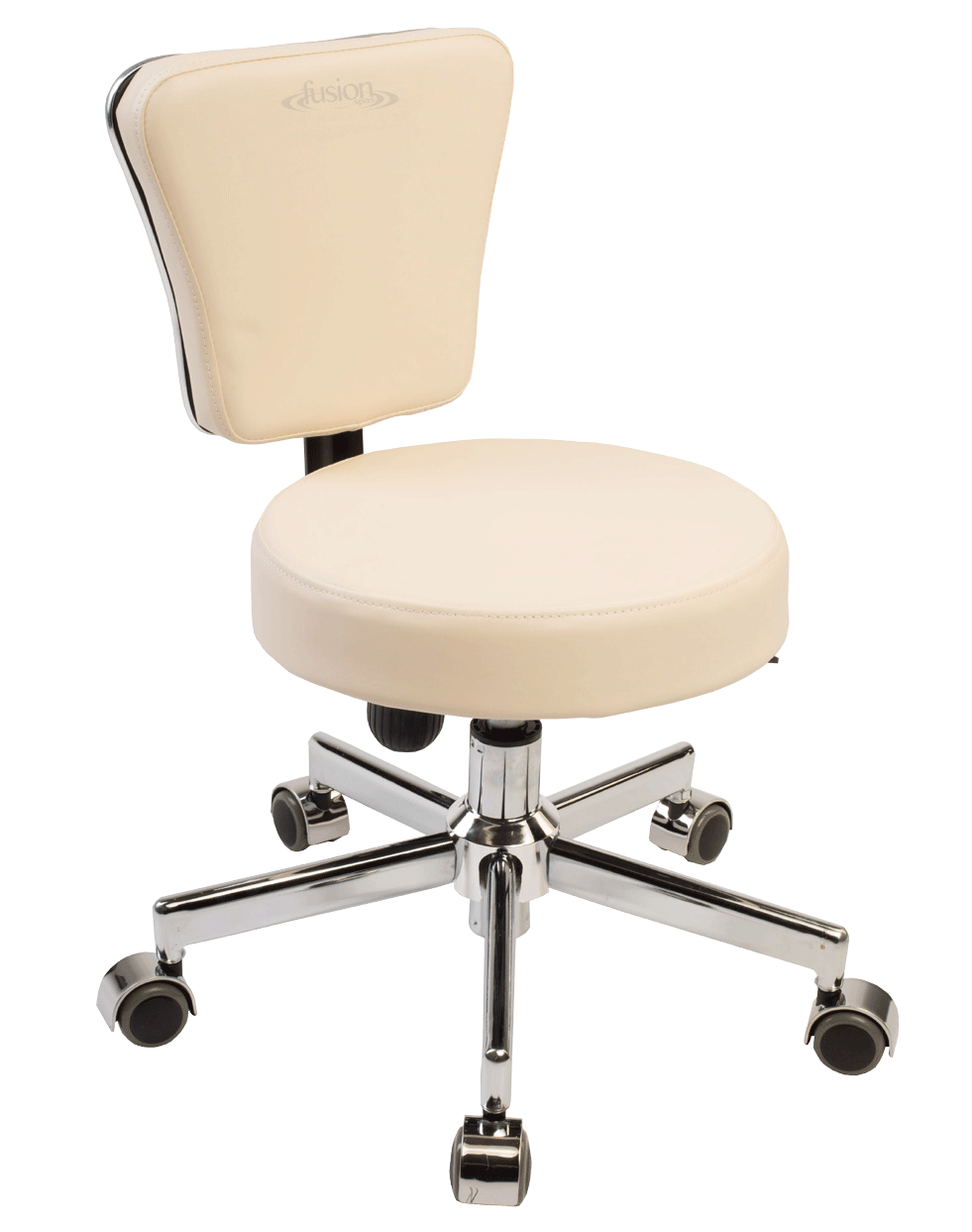 Fusion Technician Stool - Adjustable Rolling Stool for Workshop & Garage - Ergonomic Lab Stool for Mechanics, Engineers & DIY Enthusiasts - Perfect for Auto Repair, Electronics Work & Industrial Use