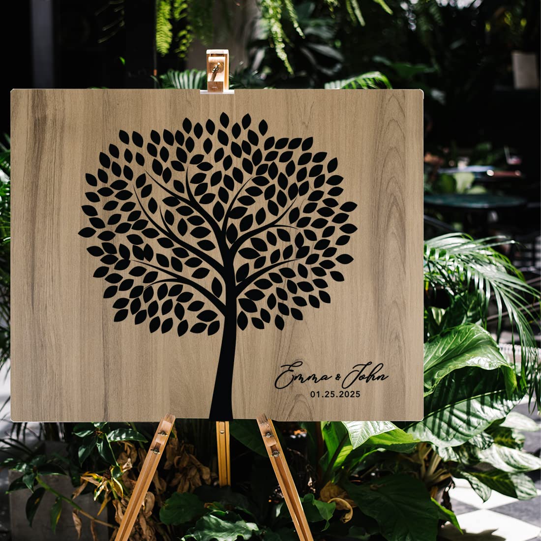 Custom Wooden Welcome Sign for Wedding - 16
